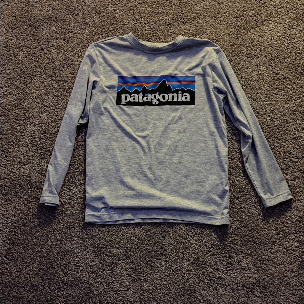 Kids Patagonia dri-fit long sleeve